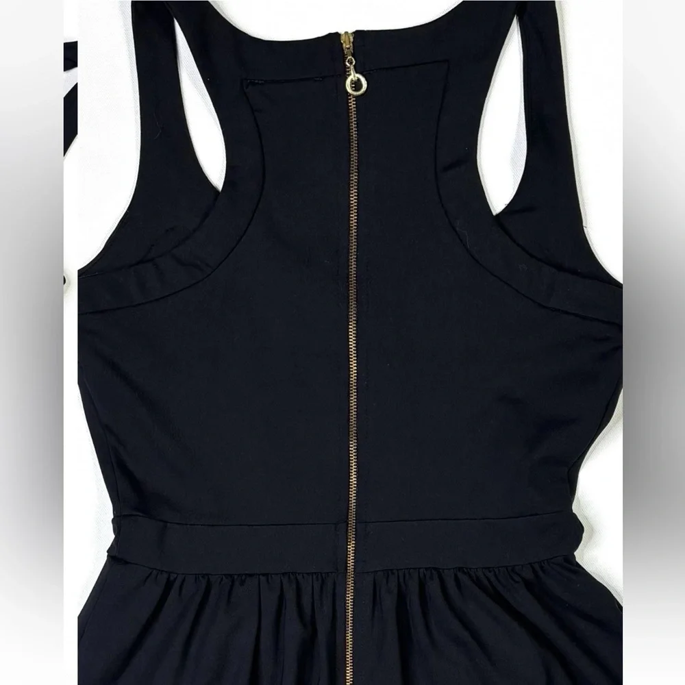 Cynthia Rowley Dress Women’s Small Black Sleeveless Zip Stretch A-Line - Picture 12 of 12
